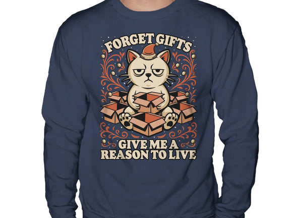 Sad Cat Gift Christmas