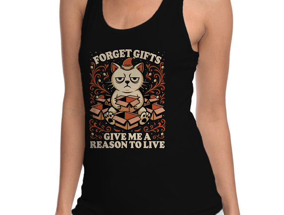 Sad Cat Gift Christmas