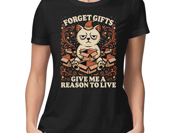 Sad Cat Gift Christmas