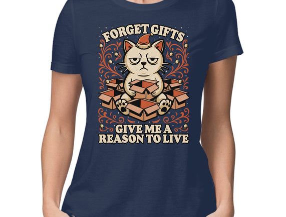 Sad Cat Gift Christmas