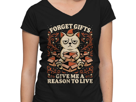 Sad Cat Gift Christmas
