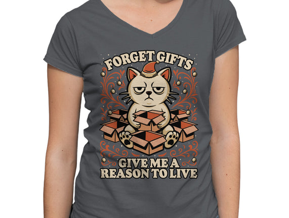 Sad Cat Gift Christmas