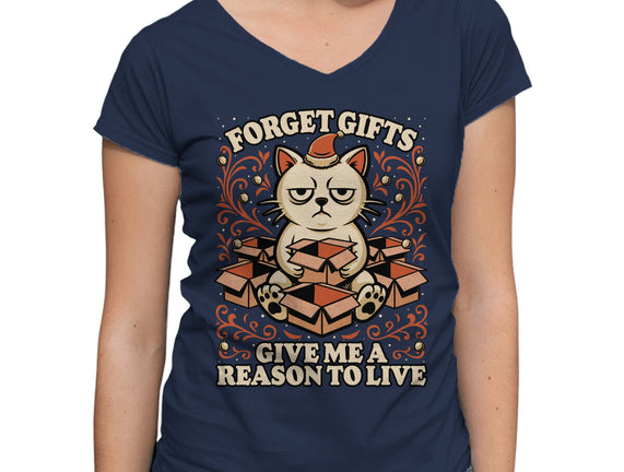 Sad Cat Gift Christmas