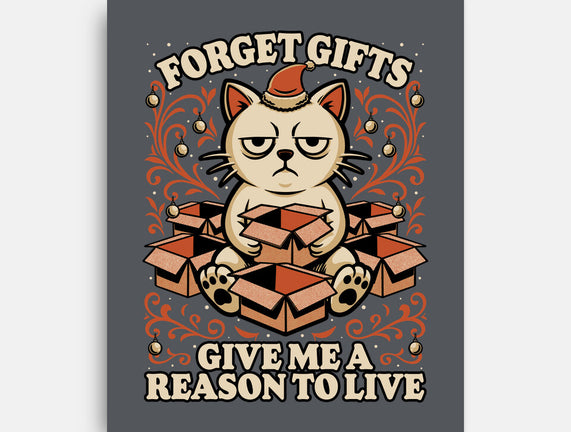 Sad Cat Gift Christmas
