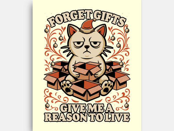 Sad Cat Gift Christmas