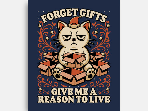 Sad Cat Gift Christmas