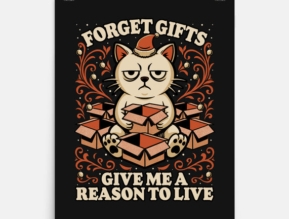 Sad Cat Gift Christmas