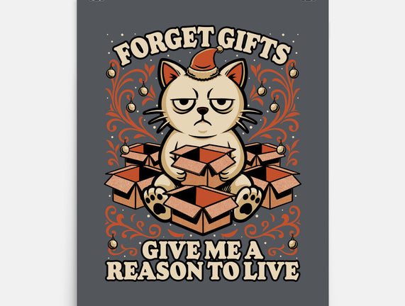 Sad Cat Gift Christmas