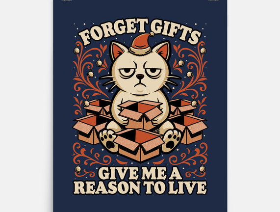 Sad Cat Gift Christmas