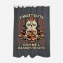 Sad Cat Gift Christmas-None-Polyester-Shower Curtain-Studio Mootant