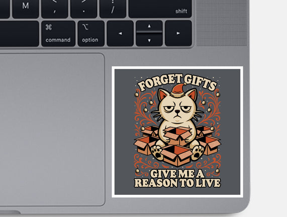 Sad Cat Gift Christmas