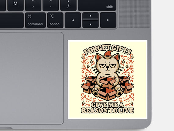 Sad Cat Gift Christmas