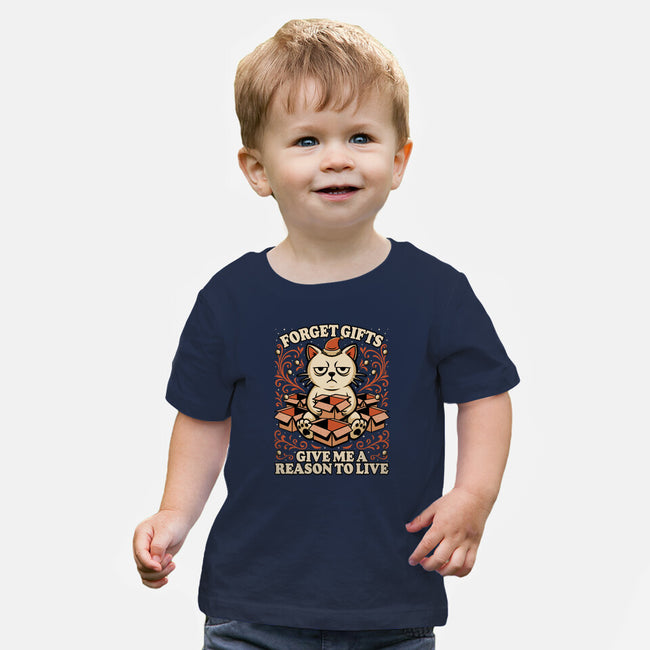 Sad Cat Gift Christmas-Baby-Basic-Tee-Studio Mootant