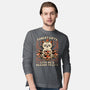 Sad Cat Gift Christmas-Mens-Long Sleeved-Tee-Studio Mootant