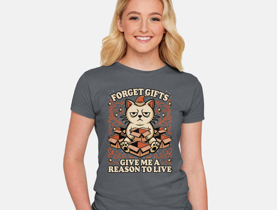 Sad Cat Gift Christmas