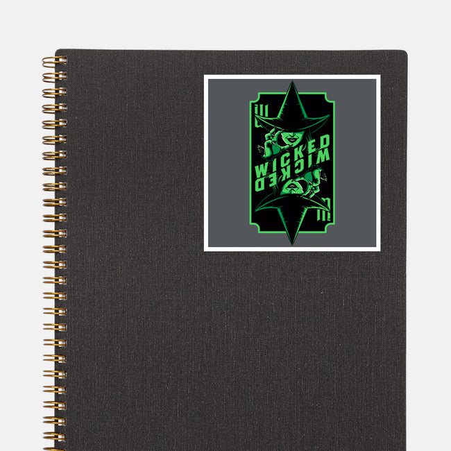 Green Witch Card-None-Glossy-Sticker-Studio Mootant