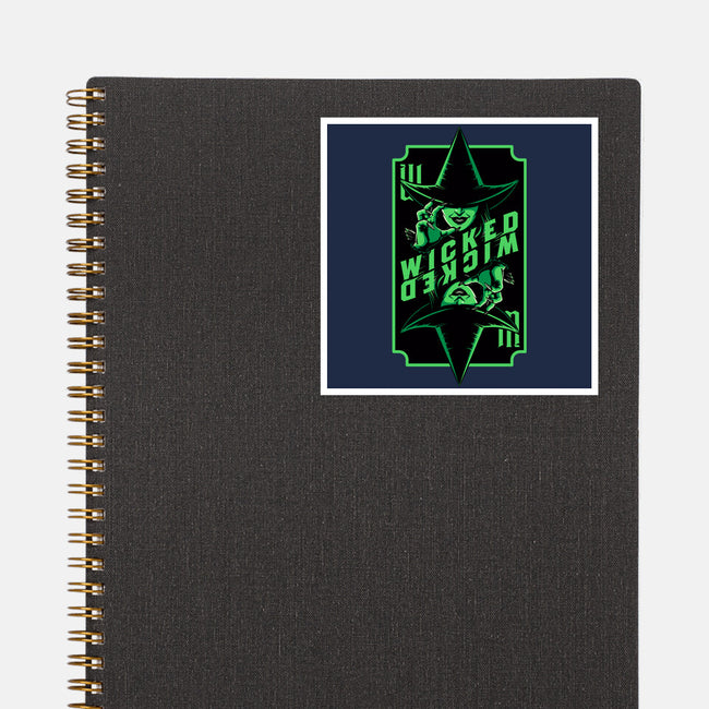 Green Witch Card-None-Glossy-Sticker-Studio Mootant