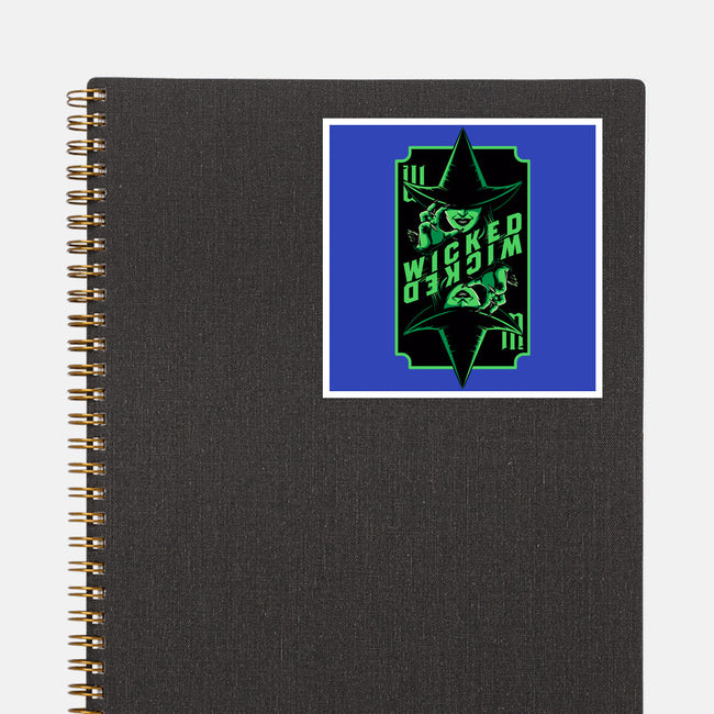 Green Witch Card-None-Glossy-Sticker-Studio Mootant