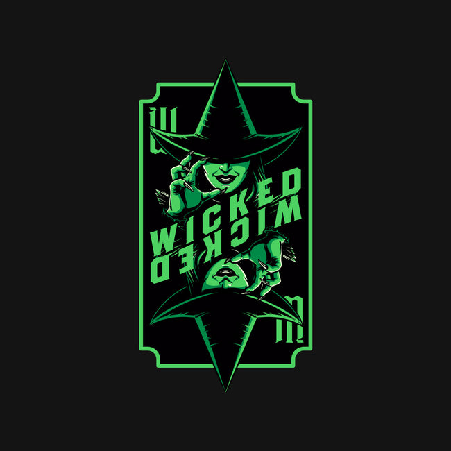 Green Witch Card-None-Polyester-Shower Curtain-Studio Mootant