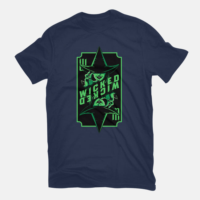 Green Witch Card-Womens-Basic-Tee-Studio Mootant
