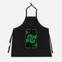 Green Witch Card-Unisex-Kitchen-Apron-Studio Mootant