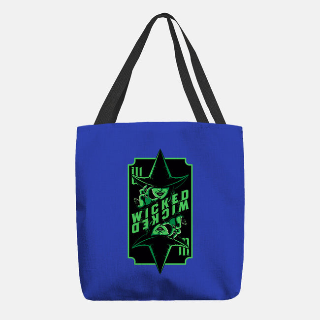 Green Witch Card-None-Basic Tote-Bag-Studio Mootant