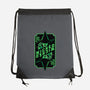 Green Witch Card-None-Drawstring-Bag-Studio Mootant