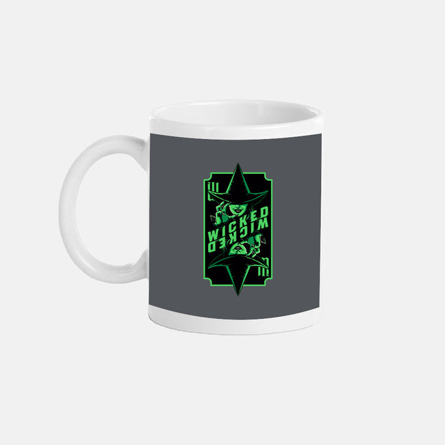 Green Witch Card-None-Mug-Drinkware-Studio Mootant