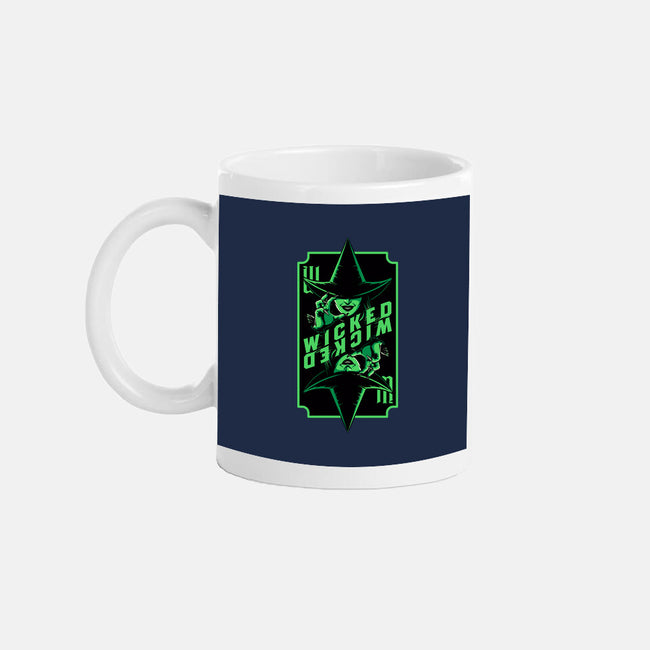 Green Witch Card-None-Mug-Drinkware-Studio Mootant