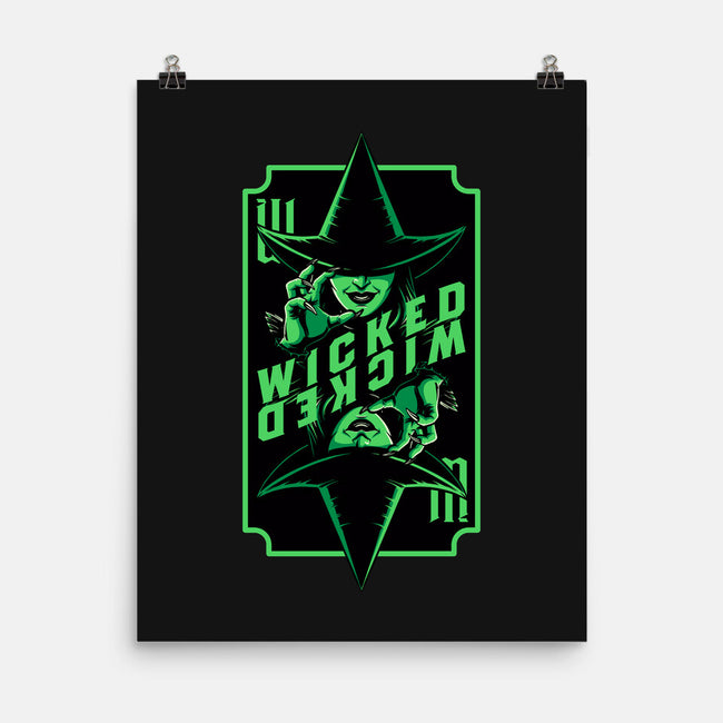Green Witch Card-None-Matte-Poster-Studio Mootant