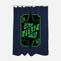 Green Witch Card-None-Polyester-Shower Curtain-Studio Mootant