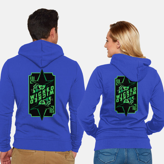 Green Witch Card-Unisex-Zip-Up-Sweatshirt-Studio Mootant