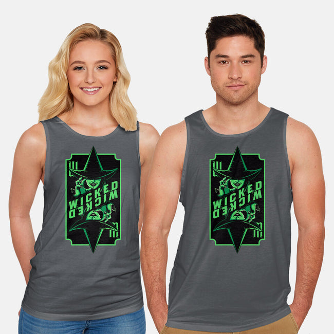 Green Witch Card-Unisex-Basic-Tank-Studio Mootant