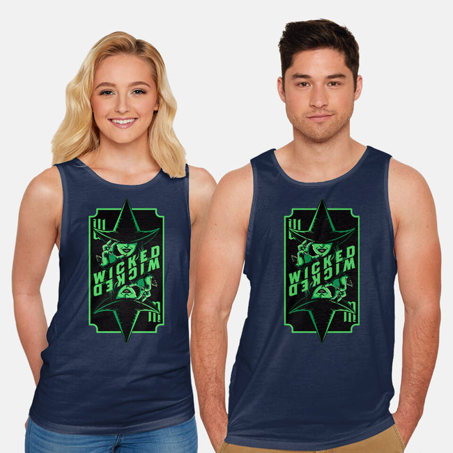 Green Witch Card-Unisex-Basic-Tank-Studio Mootant