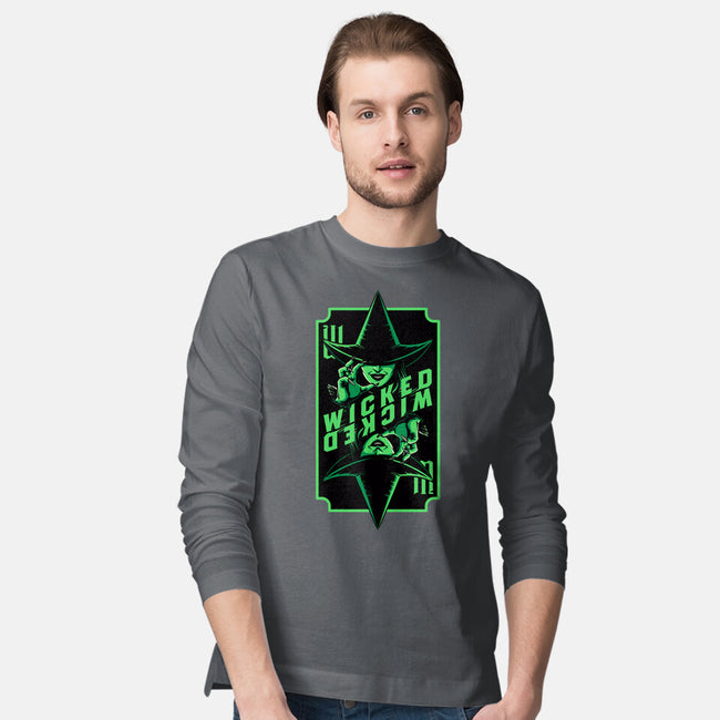 Green Witch Card-Mens-Long Sleeved-Tee-Studio Mootant