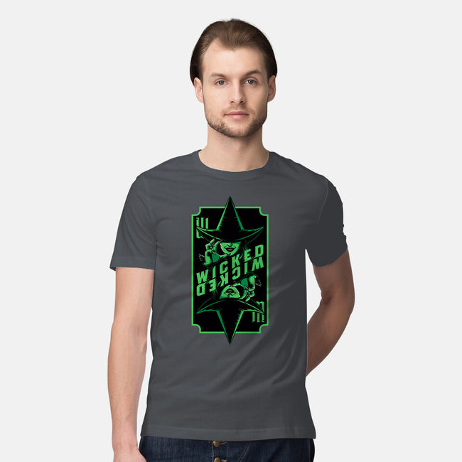 Green Witch Card-Mens-Premium-Tee-Studio Mootant