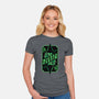 Green Witch Card-Womens-Fitted-Tee-Studio Mootant