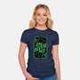Green Witch Card-Womens-Fitted-Tee-Studio Mootant