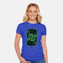 Green Witch Card-Womens-Fitted-Tee-Studio Mootant