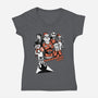 Christmas City Movie Poster-Womens-V-Neck-Tee-Studio Mootant