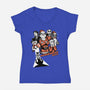 Christmas City Movie Poster-Womens-V-Neck-Tee-Studio Mootant