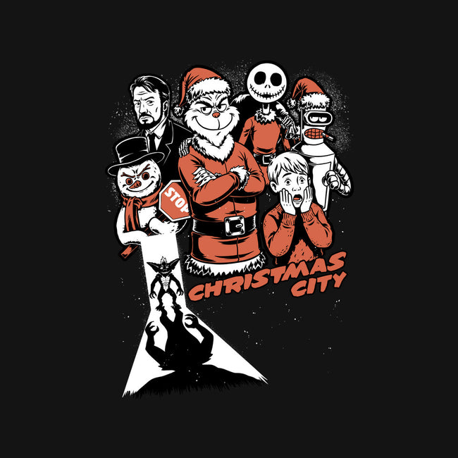 Christmas City Movie Poster-Unisex-Crew Neck-Sweatshirt-Studio Mootant