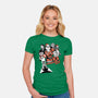 Christmas City Movie Poster-Womens-Fitted-Tee-Studio Mootant