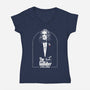 Godfather Of Metal-Womens-V-Neck-Tee-CappO