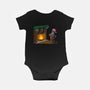 Black Knight Christmas-Baby-Basic-Onesie-Raffiti