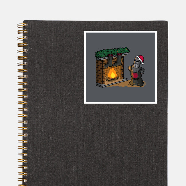 Black Knight Christmas-None-Glossy-Sticker-Raffiti