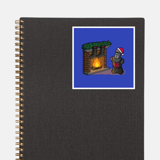 Black Knight Christmas-None-Glossy-Sticker-Raffiti