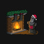 Black Knight Christmas-Mens-Long Sleeved-Tee-Raffiti