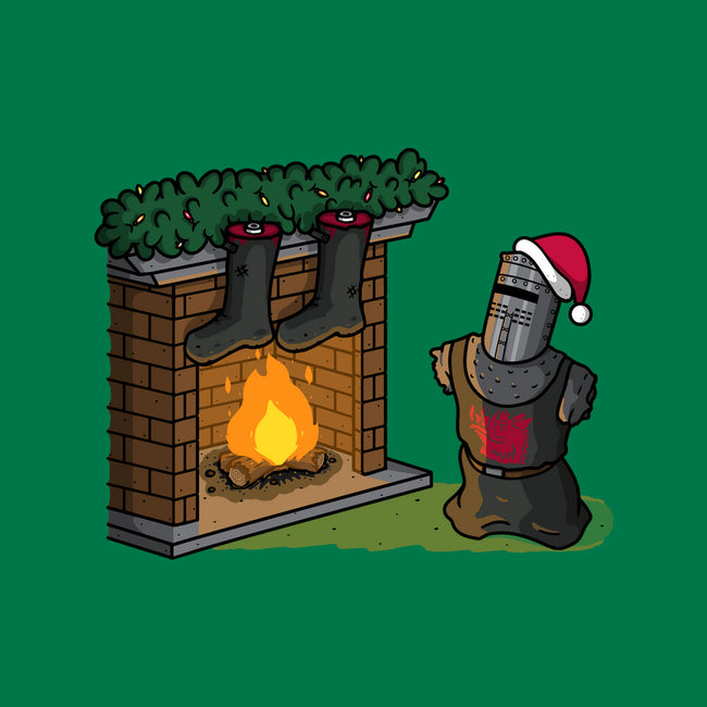 Black Knight Christmas-Unisex-Basic-Tee-Raffiti