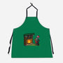 Black Knight Christmas-Unisex-Kitchen-Apron-Raffiti